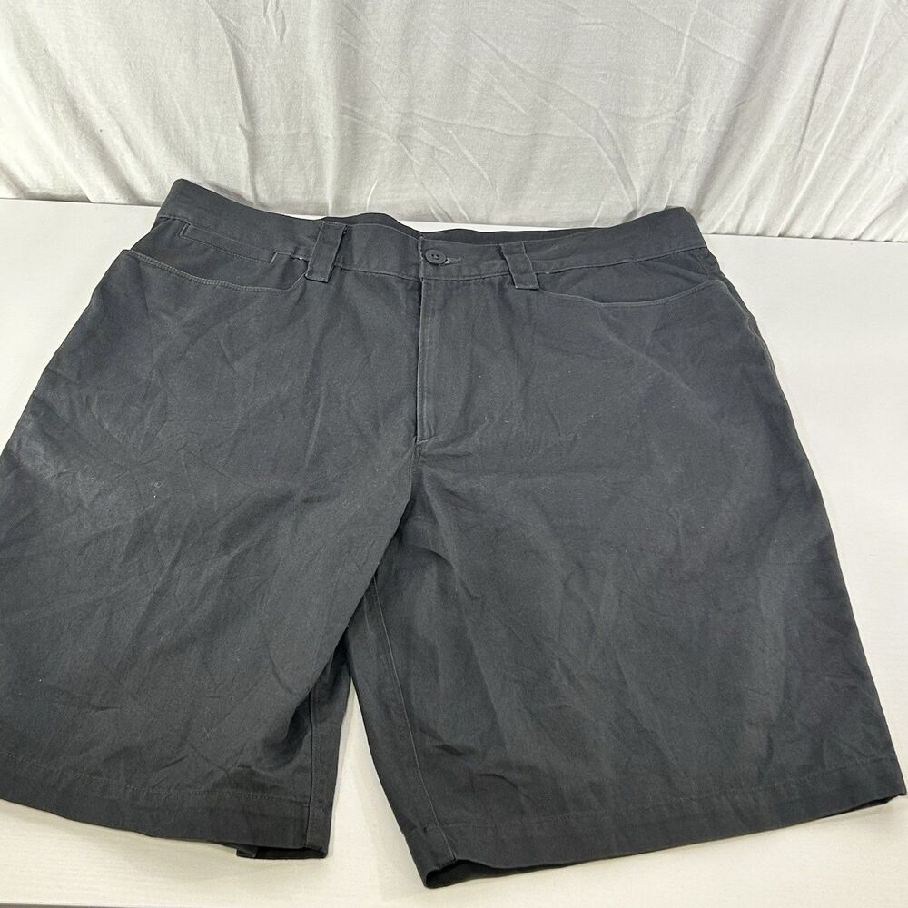 The North Face Men’s Gray Chino Shorts Size 38 Flat Front Casual Cotton